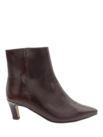 Jones Bootmaker Kassia Leather Ankle Boots, Brown, Brown
