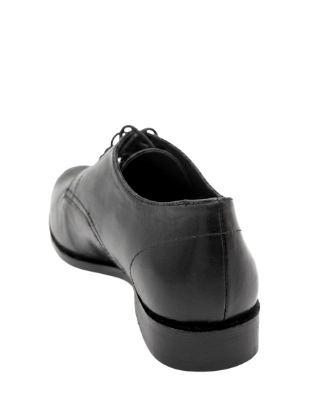 Jones Bootmaker Liliana Leather Derby Shoes, Black - view 2, Black