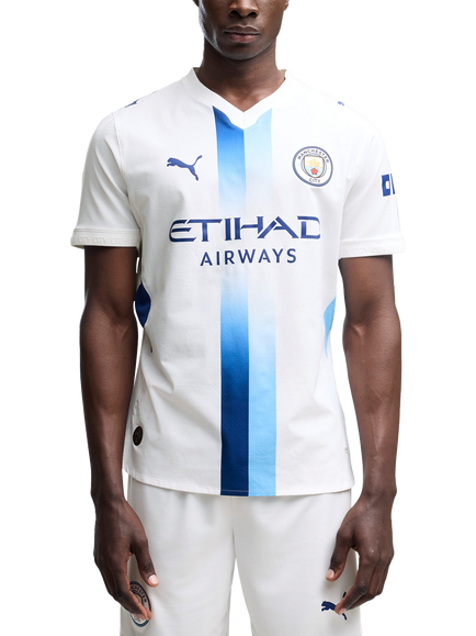 PUMA Manchester City Third Authentic Jersey, White, White