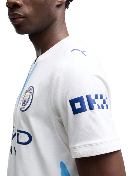 PUMA Manchester City Third Authentic Jersey, White - view 2, White
