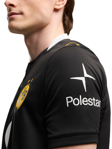 PUMA Borussia Dortmund Away Jersey, Black-flat Dark Gray - view 2, Black-flat Dark Gray