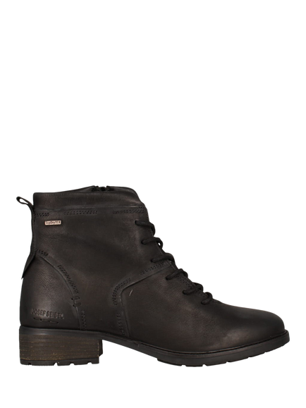 Josef Seibel Kate 52 Waterproof Leather Ankle Boots, Black, Black