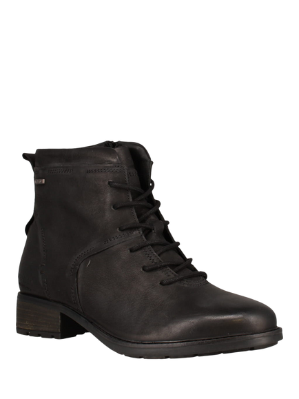 Josef Seibel Kate 52 Waterproof Leather Ankle Boots, Black - view 2, Black