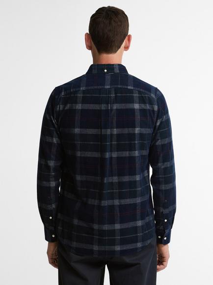 Barbour Blair Tailored Fit Pure Cotton Shirt, Evergreen Tartan - view 2, Evergreen Tartan