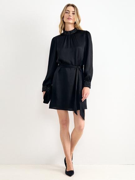 Phase Eight Annelise Mini Dress, Black, Black