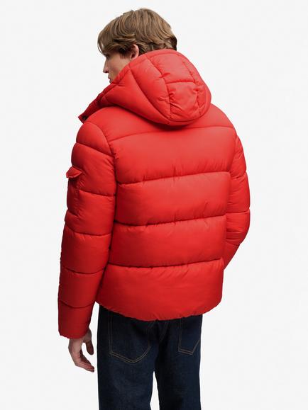 Superdry Premium Ripstop Puffer Jacket, Solar Red - view 2, Solar Red