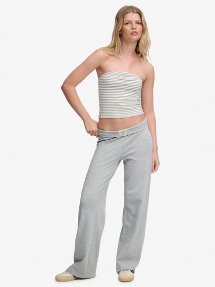 Superdry Athletic Essentials Fold Over Joggers, Grey Marl, Grey Marl