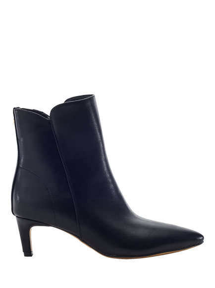 Moda in Pelle Philomena Porvair Kitten Heel Ankle Boots, Black, Black