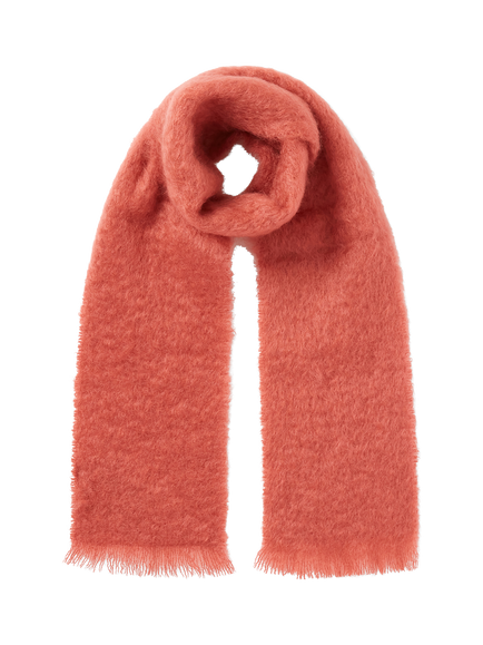 OSPREY LONDON The Paola Mohair Blend Scarf, Apricot
