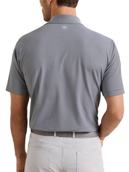 Peter Millar Regular Fit Short Sleeve Polo Shirt - view 2, Black