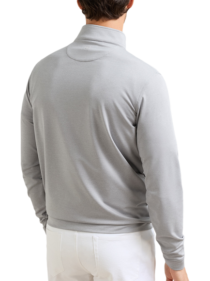 Peter Millar Perth Quarter-Zip Track Top - view 2, Gale Grey