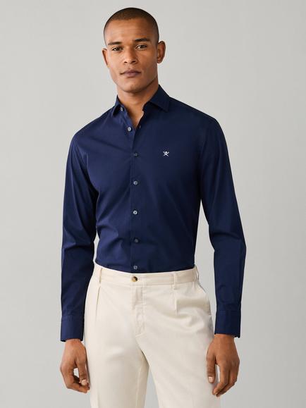 Hackett London Cotton Rich Tailored Fit Shirt, Old Navy