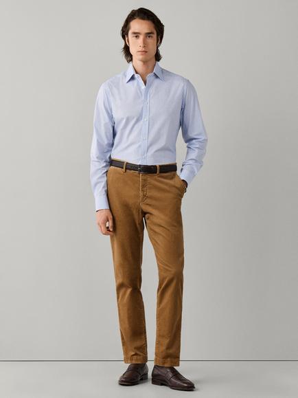 Hackett London Pixel Linear Check Cotton Regular Fit Stripe Shirt, Old Navy - view 2, Old Navy