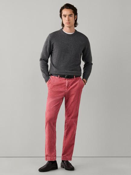 Hackett London Wool Crew Neck Jumper - view 2, College Grey