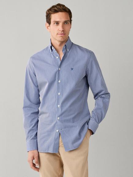 Hackett London City Deck Stripe Cotton Tailored Fit Shirt, Old Navy, Old Navy