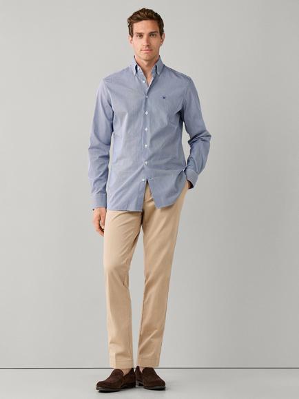 Hackett London City Deck Stripe Cotton Tailored Fit Shirt, Old Navy - view 2, Old Navy