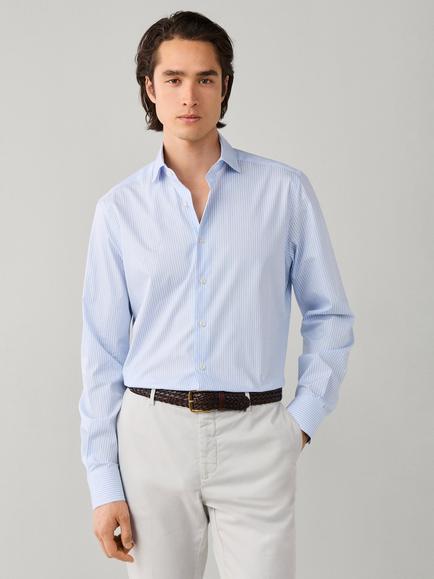 Hackett London Formal Tailor Stripe Shirt, Light Blue, Light Blue