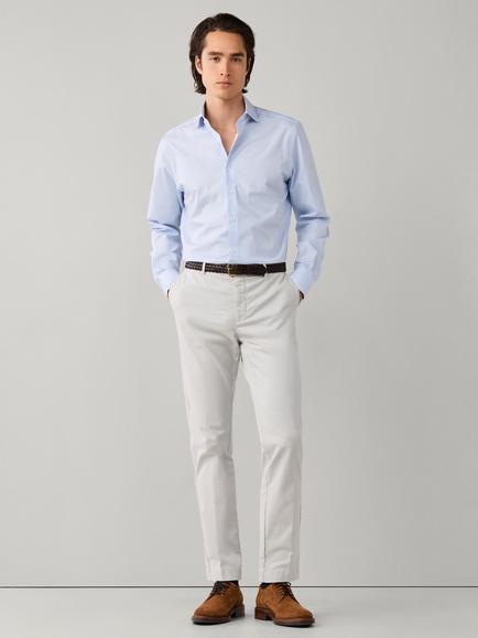 Hackett London Formal Tailor Stripe Shirt, Light Blue - view 2, Light Blue