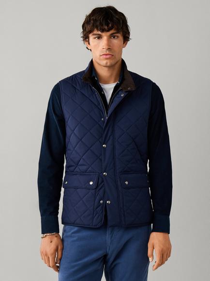 Hackett London Kinloch Quilted Gilet, Old Navy