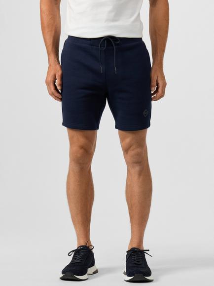 Hackett London HS Luxe Cotton Blend Lounge Shorts, Navy, Navy