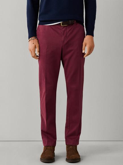 Hackett London Sanderson Tailored Fit Chinos, Oxblood Red