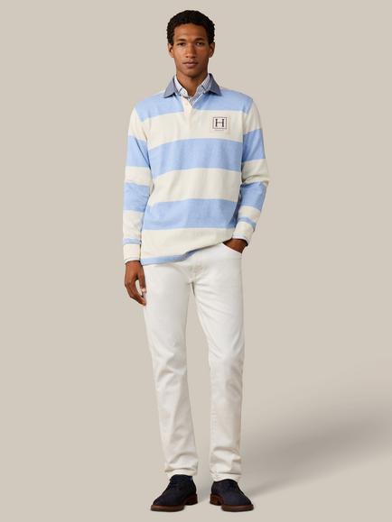 Hackett London Newburg Regular Fit Jeans, Ecru White - view 2, Ecru White