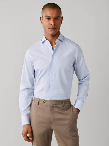 Hackett London City Bengal Shirt, Sky Blue, Sky Blue