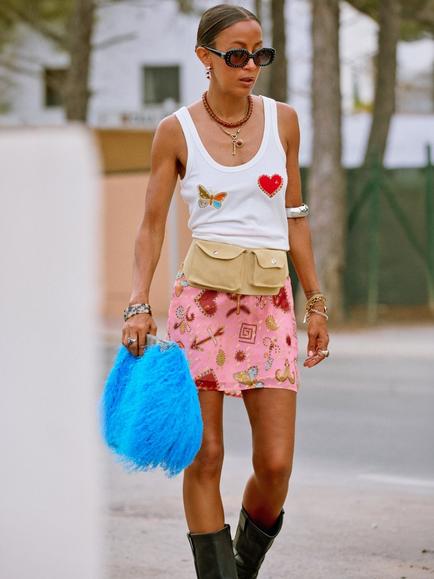 Never Fully Dressed Astra Mini Skirt, Multi, Multi