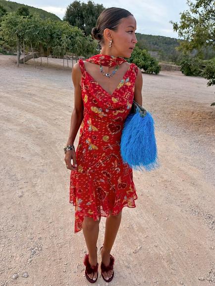 Never Fully Dressed Astra Mini Dress, Multi, Multi