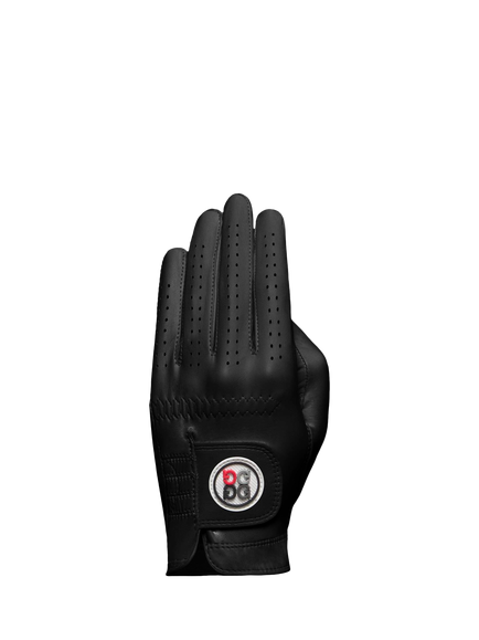 G/FORE Signature Leather Men's Golf Glove, Onyx