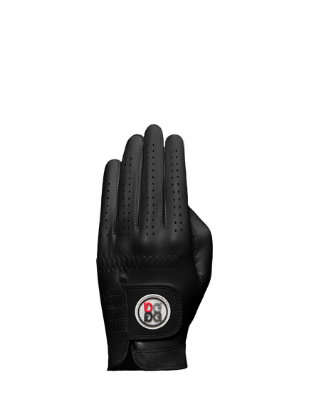 G/FORE Signature Leather Men's Golf Glove, Onyx
