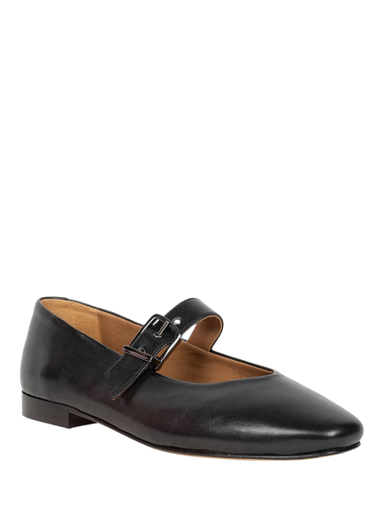 Bobbies Mado Leather Mary Janes, Passion Black - view 2, Passion Black