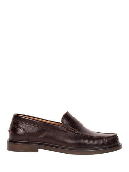 Bobbies Jessie Leather Loafers, Bison, Bison