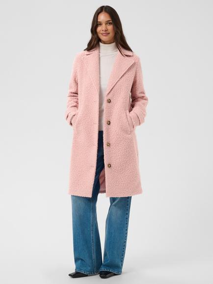 KAFFE Kaanne Long Coat, Pale Mauve, Pale Mauve