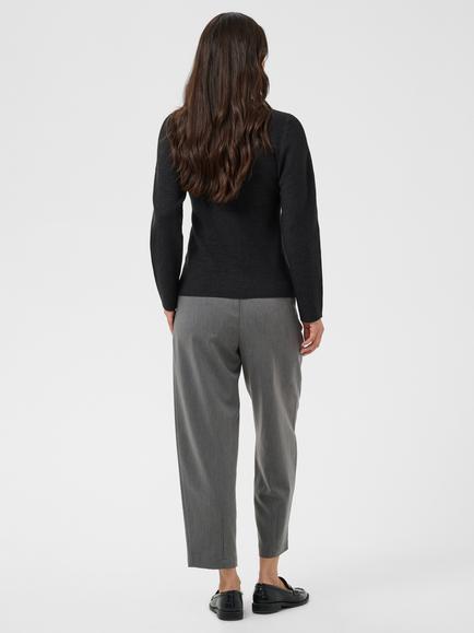KAFFE Kaloana V-Neck Knit Cardigan, Dark Grey Melange - view 2, Dark Grey Melange