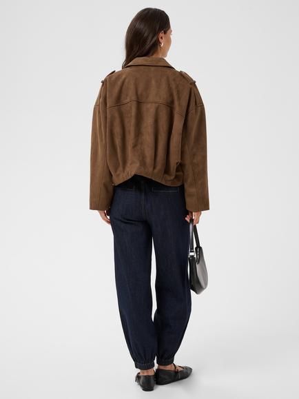 KAFFE Kagalilea Cropped Collar Jacket, Carafe - view 2, Carafe