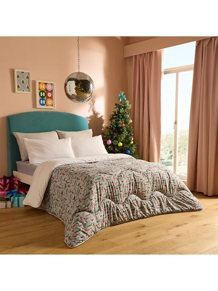 Night Lark Christmas Dog Coverless Duvet, 10.5 Tog, Multi, Multi