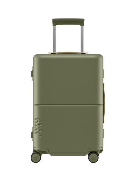 July 55cm 4-Wheel Carry On Trunk Suitcase, 42L, Matte Moss Green