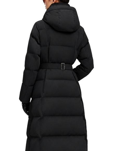 Bosideng Premium Extreme Wind and Waterproof Long Goose Down Jacket, Black - view 2, Black