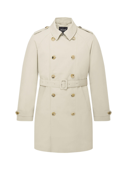 Bosideng Trench Coat Goose Down Jacket, Mountain Jade