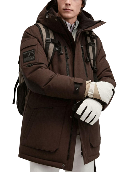 Bosideng  Expedition Goose Down Parka, Mushroom Brown
