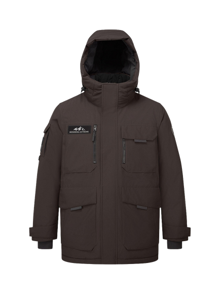 Bosideng  Expedition Goose Down Parka - view 2, Mushroom Brown