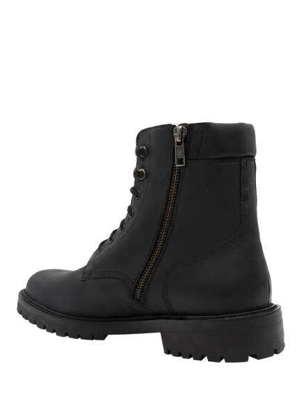 Jones Bootmaker Dalmazio Leather Lace Up Boots - view 2, Black