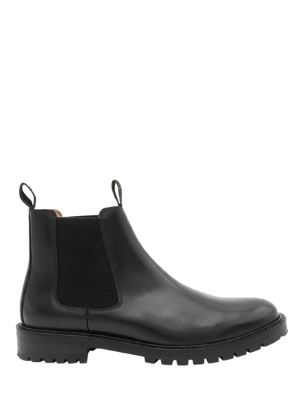 Jones Bootmaker Damone Leather Chelsea Boots, Black, Black