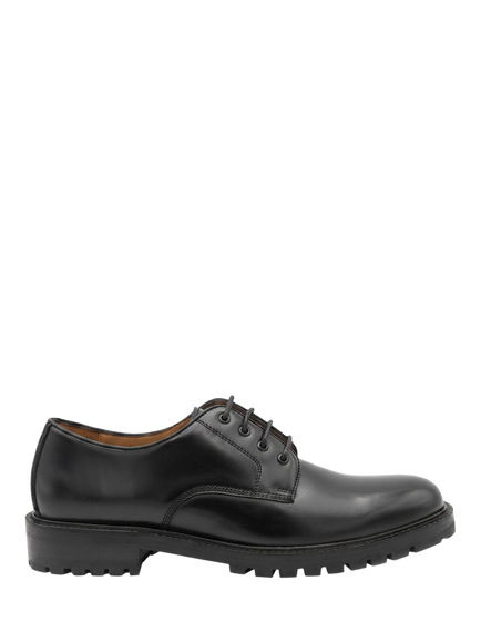 Jones Bootmaker Langston Leather Derby Shoes, Black