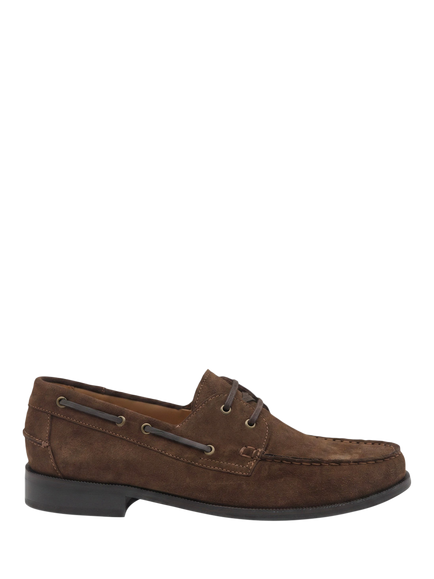 Jones Bookmaker Parrie Suede Boat Shoes, Brown, Brown