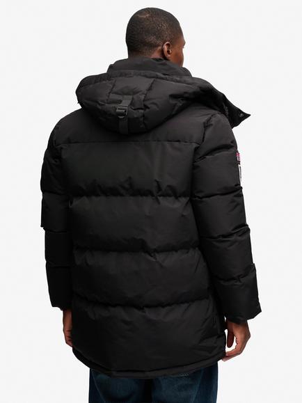 Superdry Hooded Parka, Bison Black - view 2, Bison Black