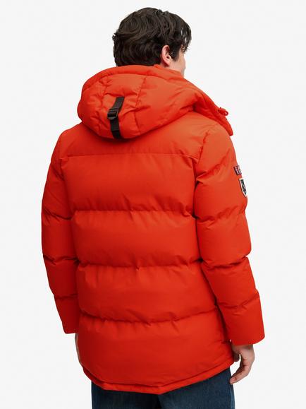 Superdry Hooded Parka, Volcanic Lava Orange - view 2, Volcanic Lava Orange
