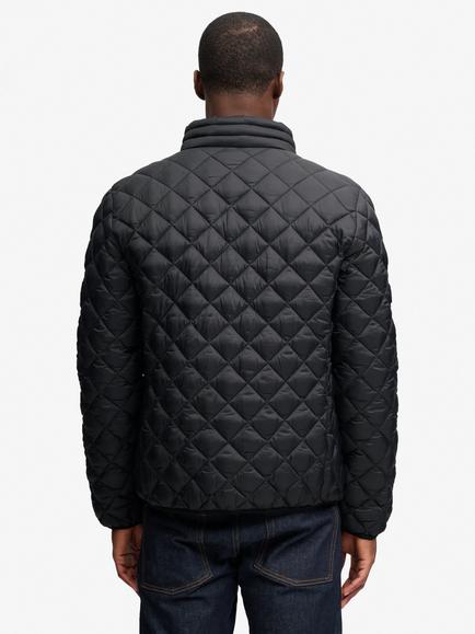 Superdry Diamond Quilt Fuji Puffer Jacket, Jet Black - view 2, Jet Black