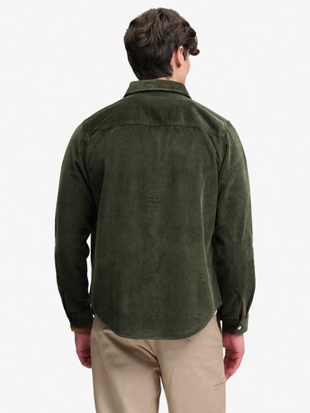 Superdry Cotton Regular Fit Shirt, Surplus Goods Green - view 2, Surplus Goods Green